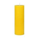 Zest Candle 3 by 9-Inch, Yellow Cit