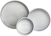 USA Pan Nonstick Round Cake Pan Set of 3, Small