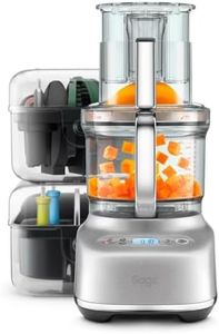 Sage - The Paradice 16 food processor - slice, shred, fry, chop and puree, Brushed Stainless Steel