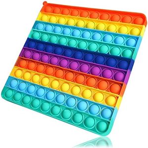 KICOSOADT Pop it,Pop fidget toys antistress,l’arcobaleno popit Gioco,poppit elettronico per ridurre lo stress dei bambini e degli adulti,tabelline per bambini