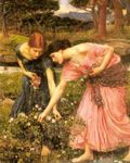 Libby's Emporium John William Waterhouse Waterhouse Gather Ye Rosebuds While Ye May A4 10x8 Photo Print Poster