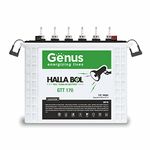 Genus Hallabol GTT170 Tall Tubular 150 AH Inverter Battery for Home, Office or Solar Use, 60 Months Warranty, White