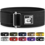 Element 26 Self-Locking Weight Lifting Belt - Premium Weightlifting Belt for Functional Fitness, Power Lifting, and Olympic Lifting Athletes (Medium, Black)