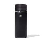 OXO Good Grips 16oz Thermal Mug Water Bottle, Black