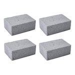 Sadocom Grill Brick Block Cleaning Pumice Stones Magic Stone Removing Grease and Stains for Barbeque Griddle/Flat Top Grill/Racks (pack of 4)