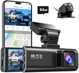 REDTIGER 4K Dual Dash Cam with 64GB
