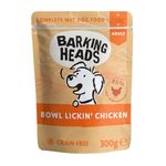 Barking Heads Wet Dog Food - Bowl Lickin' Chicken - No Artificial Flavours - Grain-Free Recipe (10 x 300 g)