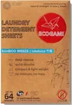 Ecogami Laundry Detergent Sheets - 32 Sheets (Up to 64 Loads), Available in Fragrance-Free or Scented, Plastic-Free, Biodegradable, Dissolvable for Sensitive Skin (Takekaze)