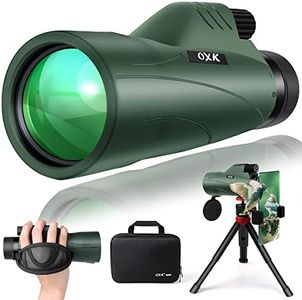 12x56 Monocular Telescope for Adults High Powered with Smartphone Adapter