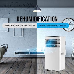 Belaco 9000 BTU Portable Air Conditioner – 4-in-1 Cooling, Dehumidifier, Remote, Dual Window Kit