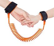 Hillento Baby Child Anti Lost Safety Wrist Link Harness Strap Rope Leash Walking Hand Belt for Toddlers, Kids(2.5m Orange)