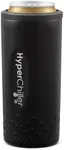 HyperChiller NEW SLIM HBC100SB, Dual Wall Vacuum Insulated, Slim Can Cooler, Beer, Soda, Energy Drinks, Seltzer, Wine Cooler, Fits All Standard 12 OZ Slim Cans, Cup Holder Friendly, Black