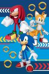 GAMER Fleece Blanket - Official Licensed Designs - Bed Throw Super Soft Blanket - 100 x 150cm (Sonic Team)