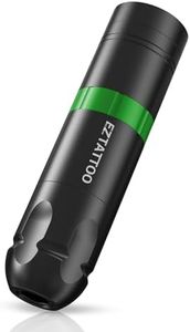 EZ Wireless Tattoo Machine - Tattoo Pen Machine with 1500mAh Battery Powered for Beginners and Tattoo Artists (Caster S Green)