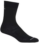 Icebreaker Merino 103954 Wmns Hike Ultra Light Liner Crew, Black, Medium