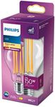 PHILIPS LED Premium Classic A67 Clear Light Bulb [E27 Edison Screw] 17W - 150W Equivalent, Warm White (2700K), Non-Dimmable.