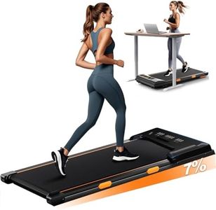 Incline Walking Pad Treadmill Walking Pad 300 Lbs Under Desk Treadmill with Incline Portable Compact Treadmills for Home Office (Black)
