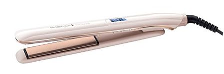 Remington Proluxe Ceramic Hair Straightener with Intelligent OPTIheat technology for heat where it matters - Pro+ setting at 185°C for healthier styling, 9 variable settings 150-230°C, S9100