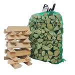 AMOS Kiln-Dried Kindling Wood 1 X Bag Eco-Friendly Easy Light Wood Natural Firelighters for Wood Burning Stoves, BBQs, Pizza Ovens, Log Burners