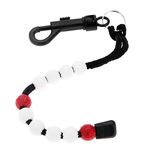 1 Piece Golf Beads Score Counter with Clip (Red), Golf Stroke Score Count Keeper Putting Score Counter for Referee Caddy Golfer