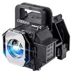 COOBAN ELPLP49 /V13H010L49 Replacement Projector Lamp Bulb with Housing for Epson PowerLite Home Cinema 8350 /PowerLite Home Cinema 8700UB 8500UB, H373A H336A, PowerLite PC 9700UB 9500UB 9350 9100