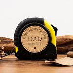 Personalized Tape Measure Fathers Day Gift for Dad, Engraved Tape Measure, Christmas Birthday Gift for Dad, No One Measures Up to You, Tool Gifts Woodworker Gifts Carpenter Gifts