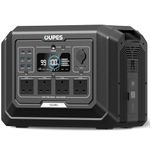 OUPES Mega 1 Portable Power Station 2000W, 1024Wh LiFePO4 Battery Station, 36 Min Fast Charge, 100W USB-C Output, Capacity Expandable to 5kWh, UPS, Solar Generator for Home Backup, Camping, Off-grid