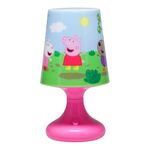 Paladone Peppa Pig Officially Licensed Table Lamp with 2 Light Modes, Kids Bedroom Bedside Light Playful Peppa Pig Sunny Scene, Night Light for Boys and Girls