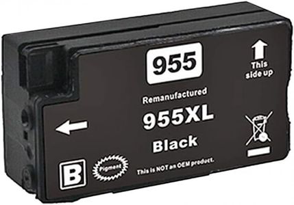 Generic 955XL Black Ink Cartridge Compatible with HP 955 & 955XL L0S72AA for HP OFFICEJET PRO 7720, PRO 7730, PRO 7740, PRO 8210, PRO 8216, PRO 8710, PRO 8720, PRO 8730, PRO 8732M, PRO 8740, PRO 8745