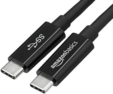 AmazonBasics USB Type-C to USB Type-C 3.1 Gen1 Cable - 6 Feet (1.8 Meters) - Black