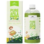 Rasayanam Pure Amla Juice - 750 ML | Healthy Hair & Skin | Immunity Booster | Vitamin C | Natural & 100% Pure | Made with Cold Pressed Francis Amla