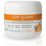 I-LID ’N LASH Vet Dog Eye Wipes - Best Tear Stain Preventer for Dogs (60 Wipes) | Prevents Puppy Tear Stains with Hyaluronan | Cat Eye Wipes for Discharge - No Antibiotics or Harmful Chemicals