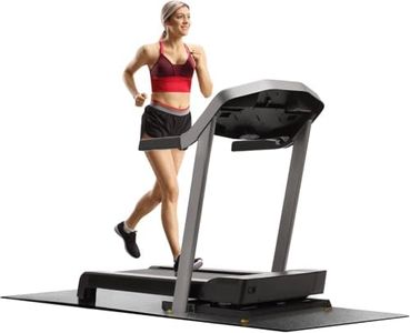 Non-Slip Commercial Treadmill Mat, 2M x 1M x 6mm Exercise Equipment Mat, Bike Bicycle Trainer Floor Protector Mat,High Density, Noise Reduction, Fitness Gym Mat for Fitness & Exercise Equipment