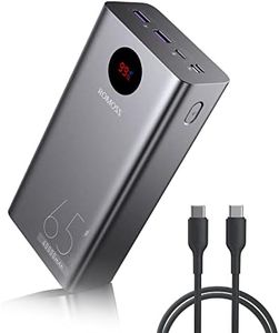 ROMOSS Laptop Power Bank, 40000mAh USB C PD Portable Laptop Charger, 65W Fast Charging High Capacity External Battery Pack for MacBook Pro/Dell XPS, Microsoft Surface, iPad Pro, iPhone 13, and More