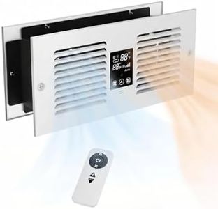 Apexicalo Room to Room Air Transfer Fan with 3 Modes, 300CFM Through Wall Fan with Remote Control, 5-Speed In-Wall Vent for Bedroom, Kitchen, and Laundry Room, Hardwired, RTR300CV