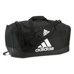 adidas Unisex-Adult Defender Medium Duffel Bag, black, One Size Fits All