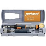 Portasol 010589330 Super Pro 125W Heat Tool Kit with 7 Tips, 12", Gray/Orange