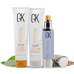 Global Keratin GK HAIR Moisturizing Shampoo & Conditioner 100ml with Cashmere 50ml For Color Treated Hair Sulfate Paraben Free