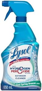 Lysol® Disinfectant with Hydrogen Peroxide Bathroom Cleaner, Cool Spring Breeze, 650 mL, 0% Bleach