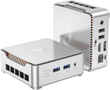 KAMRUI Essenx E2 N150 Mini Pc, Micro pc 16GB DDR4 512GB SSD Mini Computers, Twin Lake-N N150 (Βeat N100, up to 3.6GHz), HDMI+DP1.4 Dual 4K UHD,Gigabit Ethernet,WiFi,BT/Home/Office