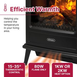 Dimplex Evandale Electric Stove – Optimyst Flame Effect Heater
