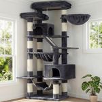 Heybly Cat Tree，71-Inch Tall Tower 
