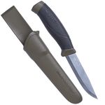 Morakniv Companion Fixed Blade Outdoor Knife with Sandvik Stainless Steel Blade, Military Green, 4.1-Inch