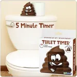 Funwares Bathroom Timer – Hilarious 5 Minute Sand Timer for Guys Who Waste Time in The Bathroom, Gag Gift for Dad, Husband, Father's Day, Funny Men's, and Last Minute Stocking Stuffer