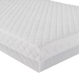 Night Comfort Eco-Breathable Ultra Fibre Waterproof Baby & Toddler Quilted Cot Mattress (140x70x7.5 cm)