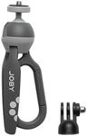 JOBY HandyPod Clip Action Mini Tripod with Carabiner for Action Camera, Compatible with GoPro Range, HERO12, Insta360, Compact Camera Sony ZV-1 II (JB01838-BWW)