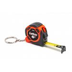 Lufkin 1/2' x 6' Mini Hi-Viz® Orange Yellow Clad Keychain Tape Measure - Counter Display - CS8506 , Black