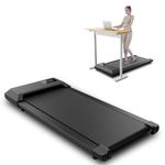 SupeRun Walking Pad, Under Desk Treadmill, 1-6KM/H Treadmill for Home with Remote Control and LCD Display, Walking Treadmill Maximum Capacity 136 Kg, Installation Free