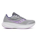 Saucony Women's Cohesion 18 Running Shoe, Fossil/Crocus, 9.5 W US