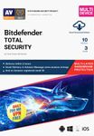 Bitdefender - 10 Devices,3 Years - Total Security | Windows| Mac| Android|iOS | Latest Version | Email Delivery in 2 Hours- No CD |